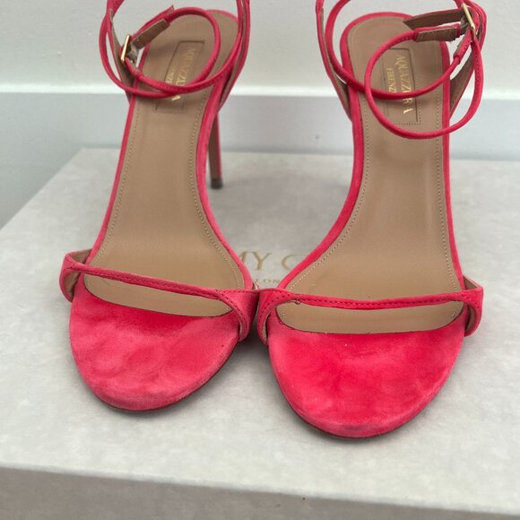 Aquazzura Minute 85 Sandal in Exotic Pink - Picture 5 of 8